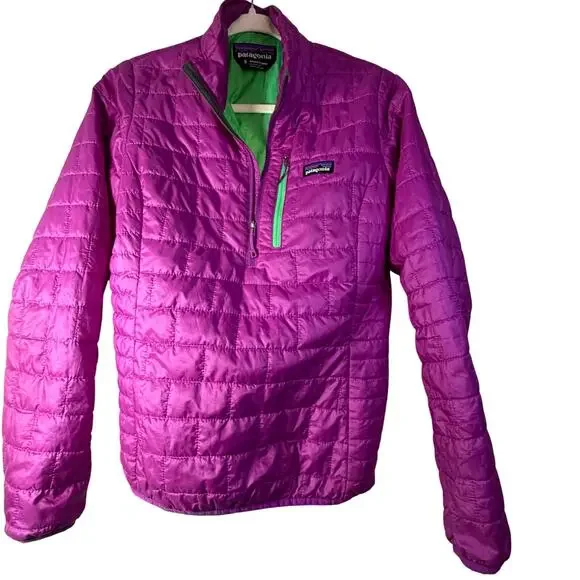 Patagonia Women’s Small Nano Puff Pullover Purple - Picture 4 of 6